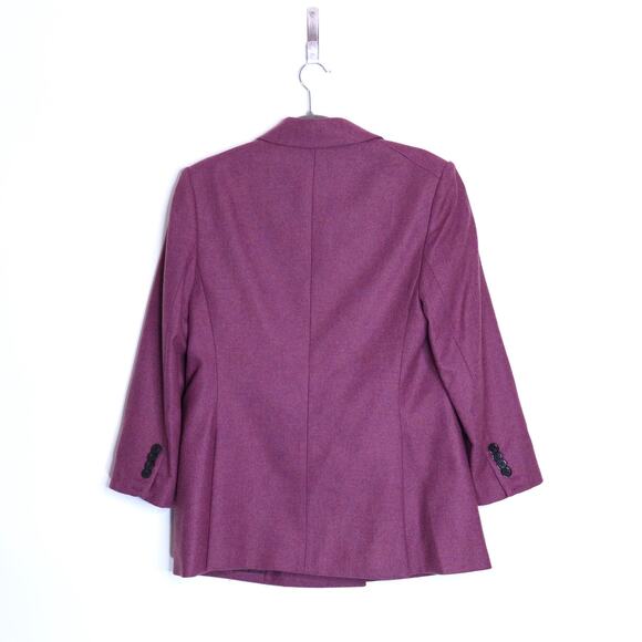 VERONICA BEARD Sevyn Dickey Jacket Orchid Wool Double Breasted Women's 10 - Picture 5 of 12
